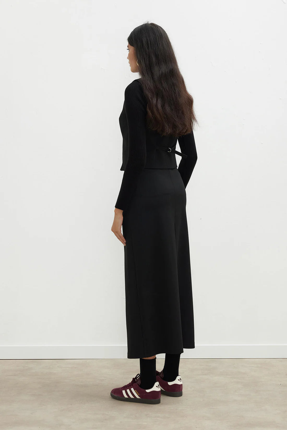 Premium Pleated Pencil Skirt