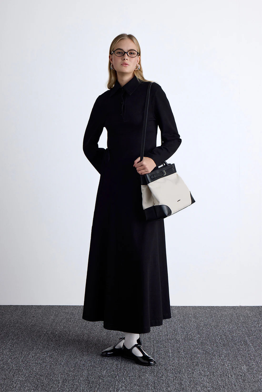 Premium Knitted Collared Dress