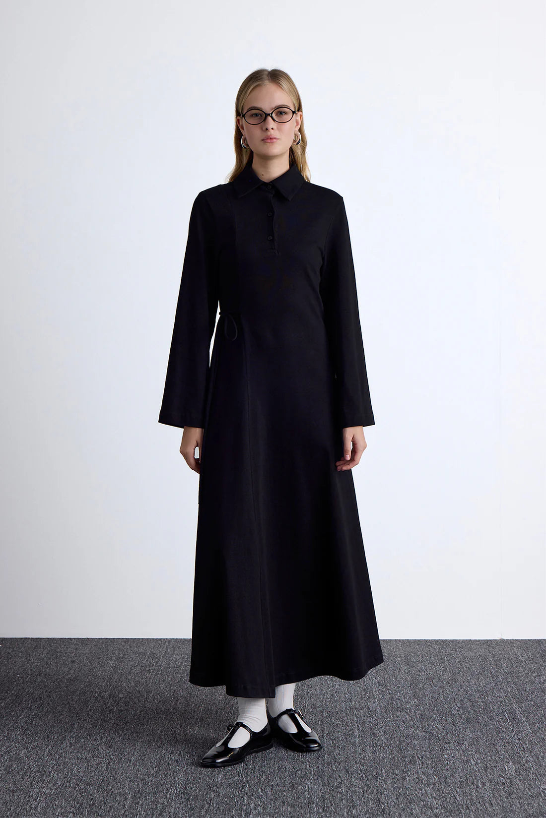 Premium Knitted Collared Dress