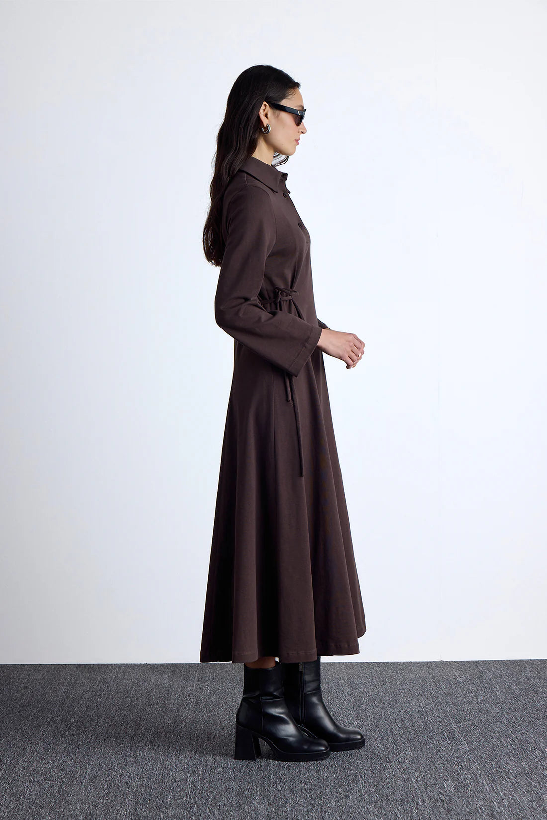 Premium Knitted Collared Dress