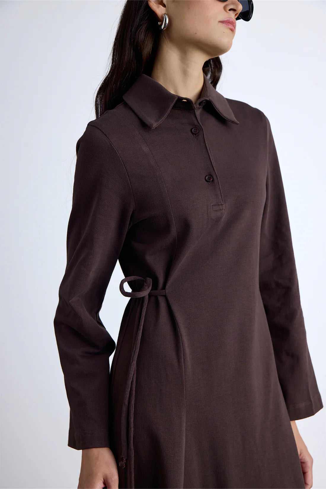 Premium Knitted Collared Dress