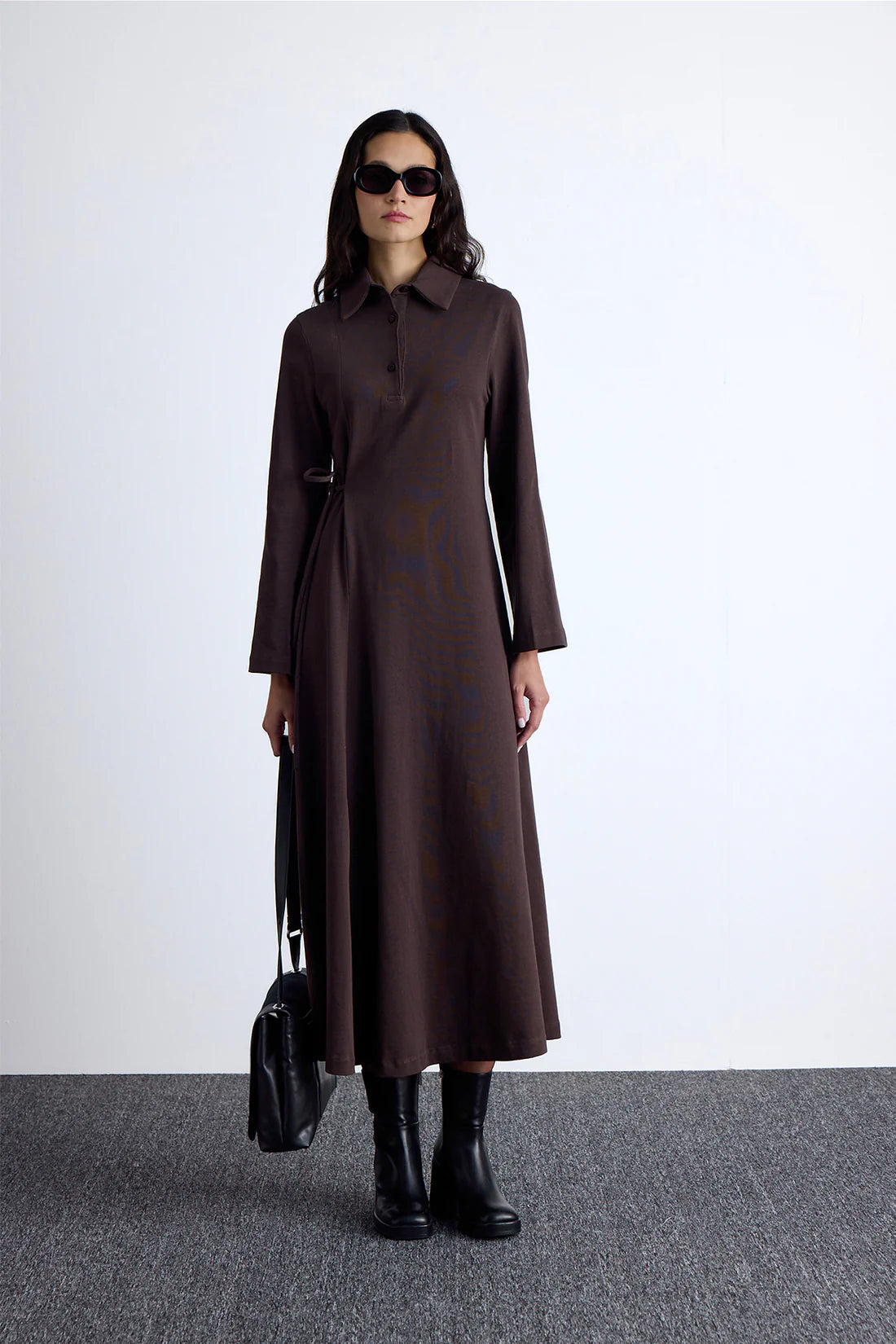 Premium Knitted Collared Dress
