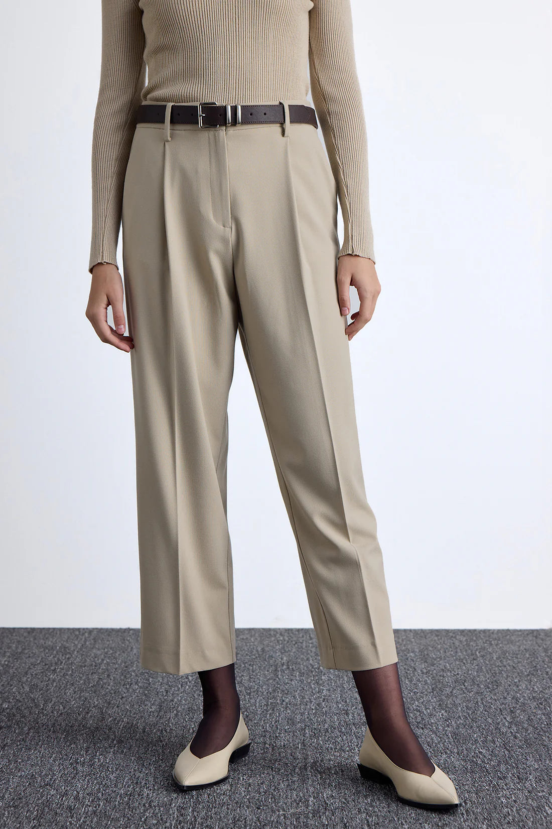 Classic Pleated Pants