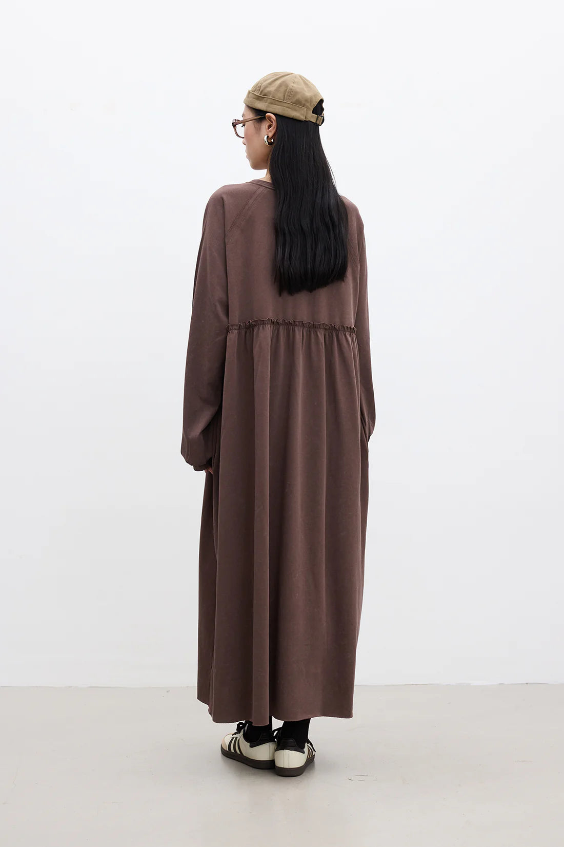 Oversized Ruched Dress