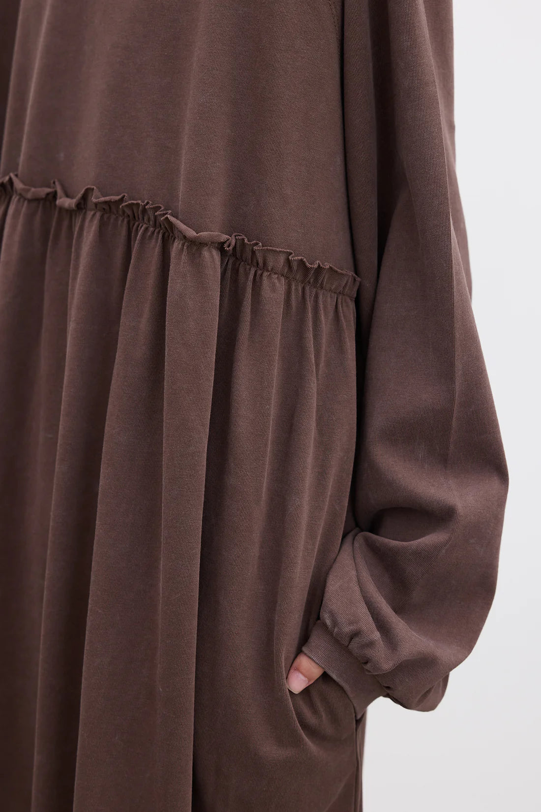 Oversized Ruched Dress