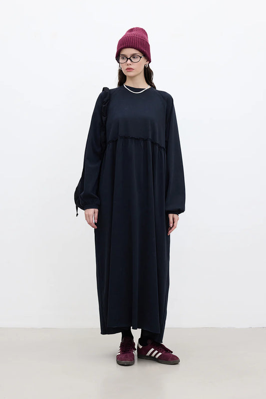 Oversized Ruched Dress