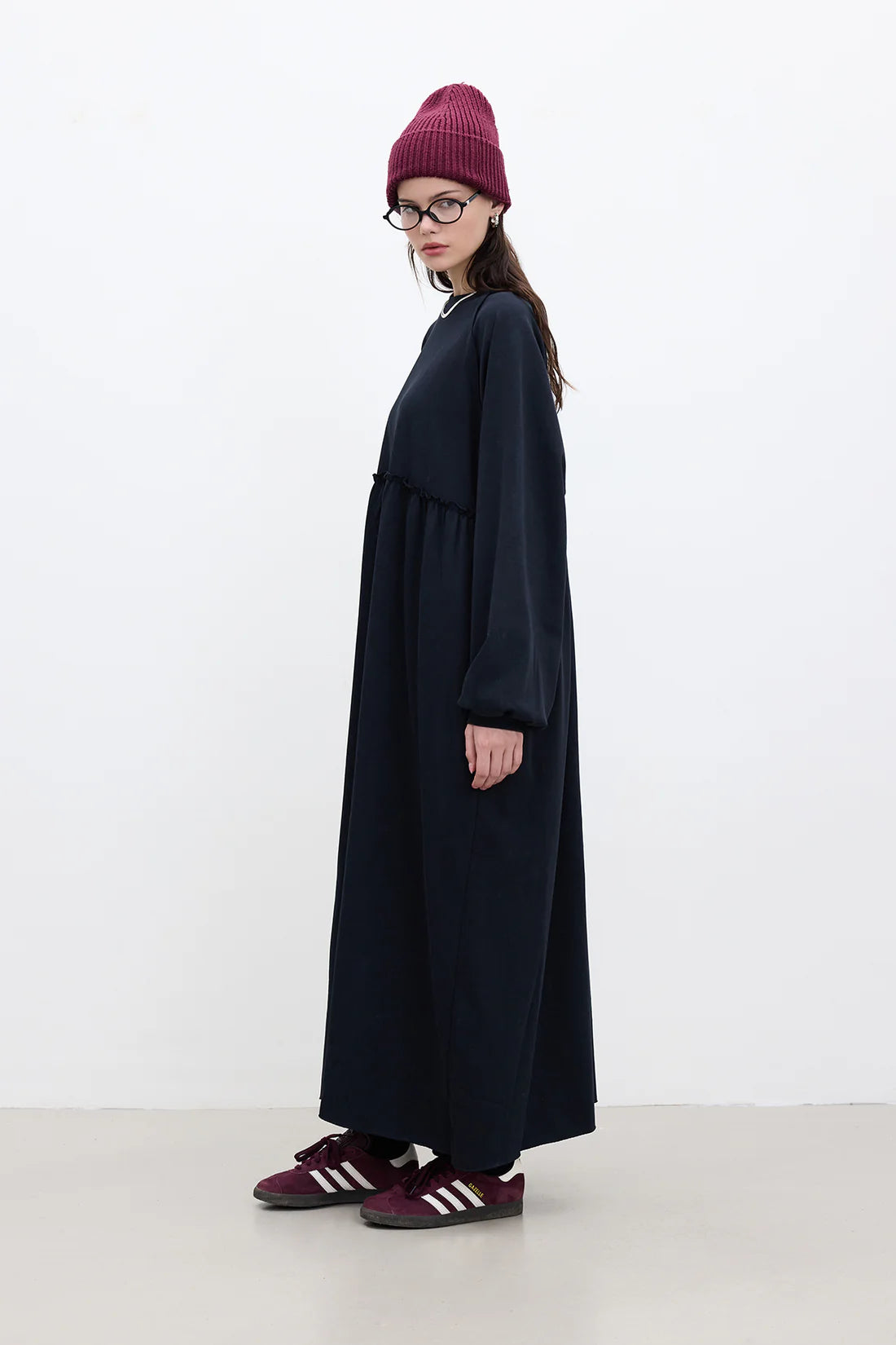 Oversized Ruched Dress