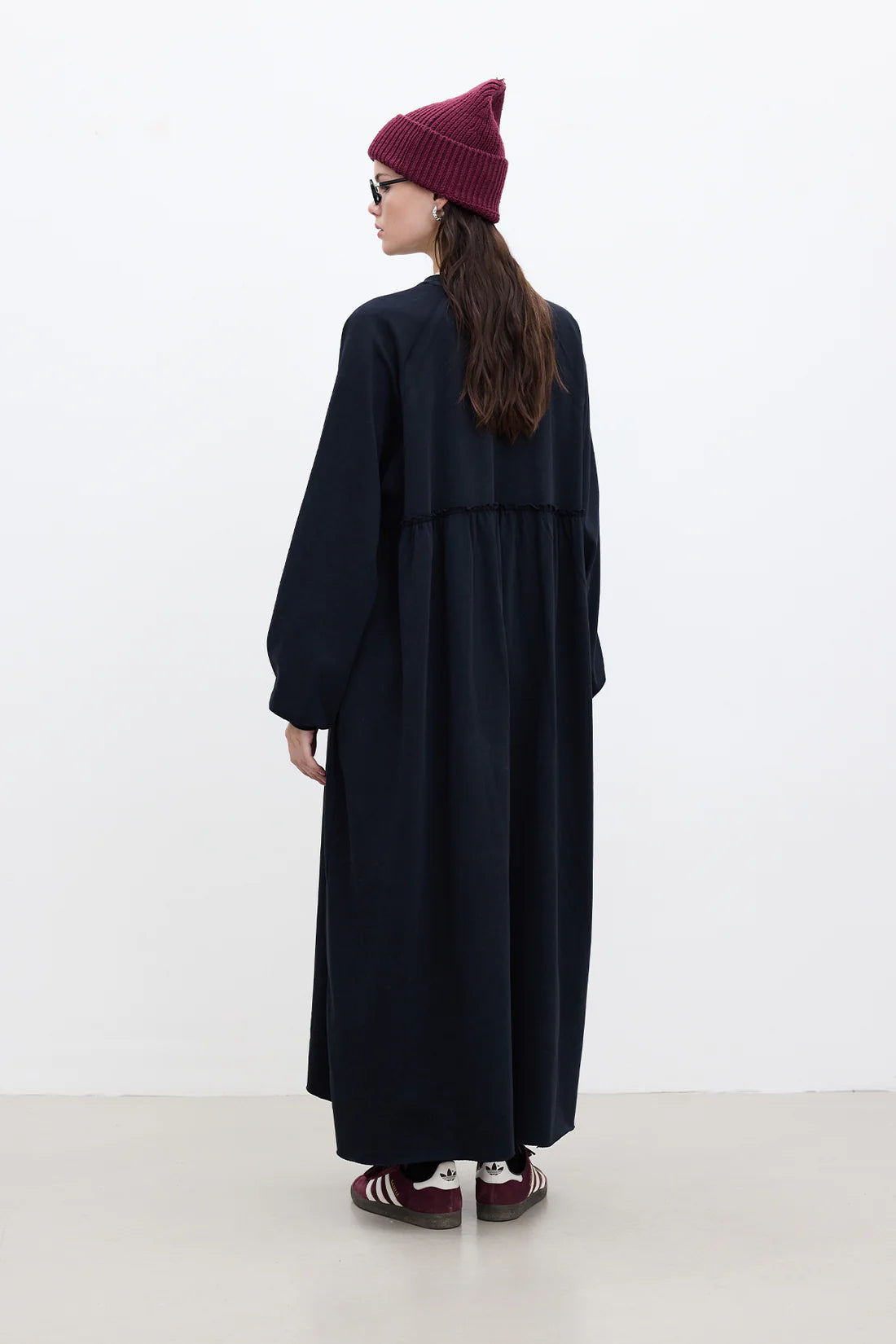 Oversized Ruched Dress