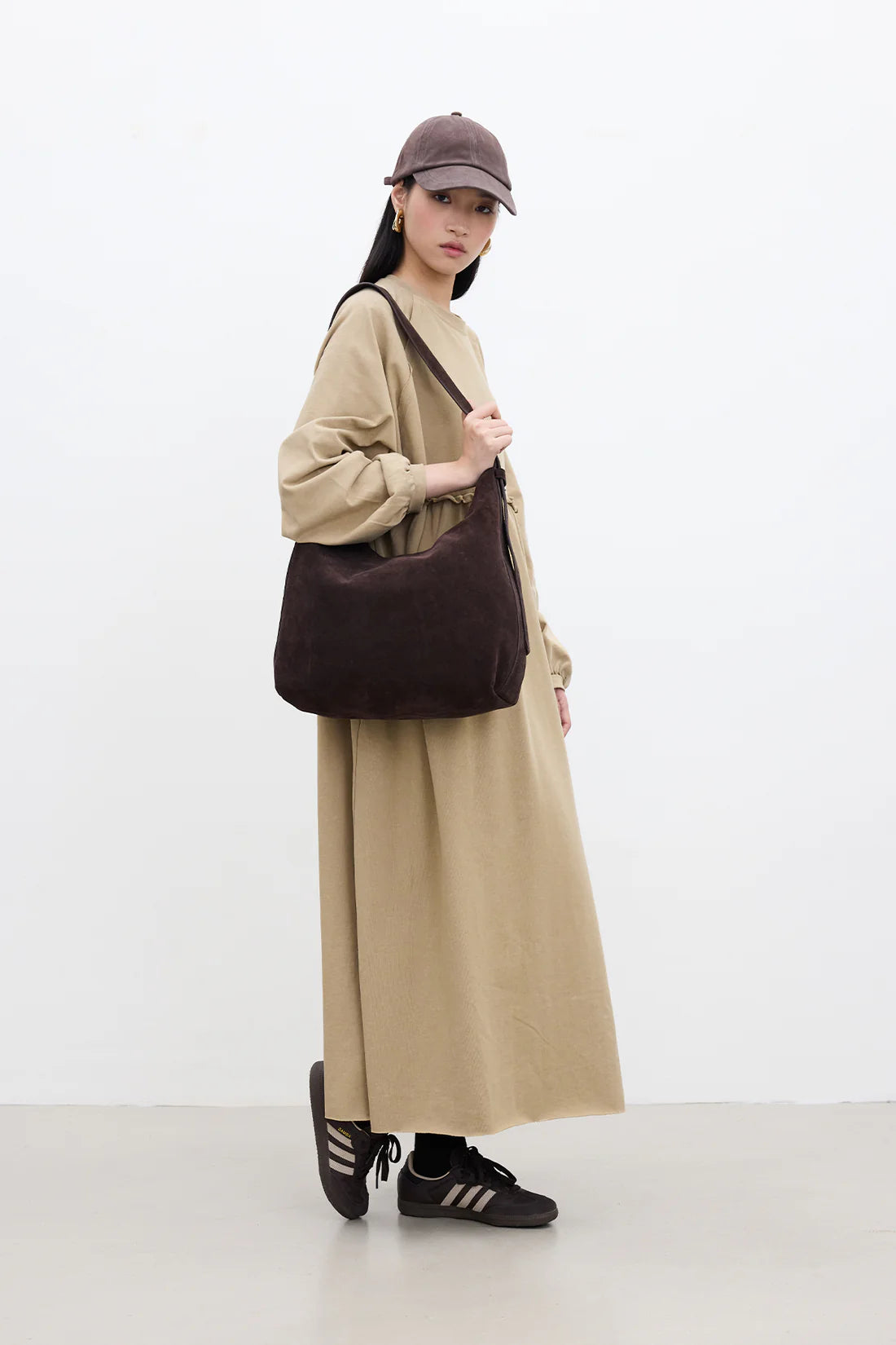 Oversized Ruched Dress