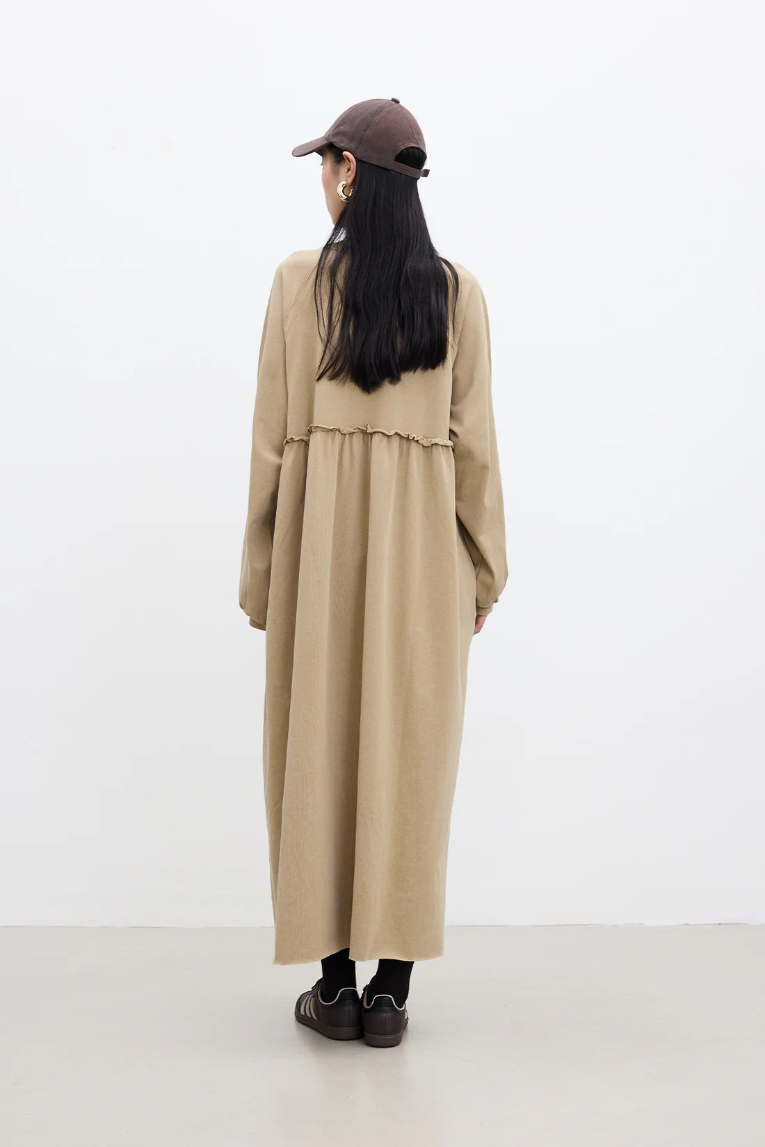 Oversized Ruched Dress