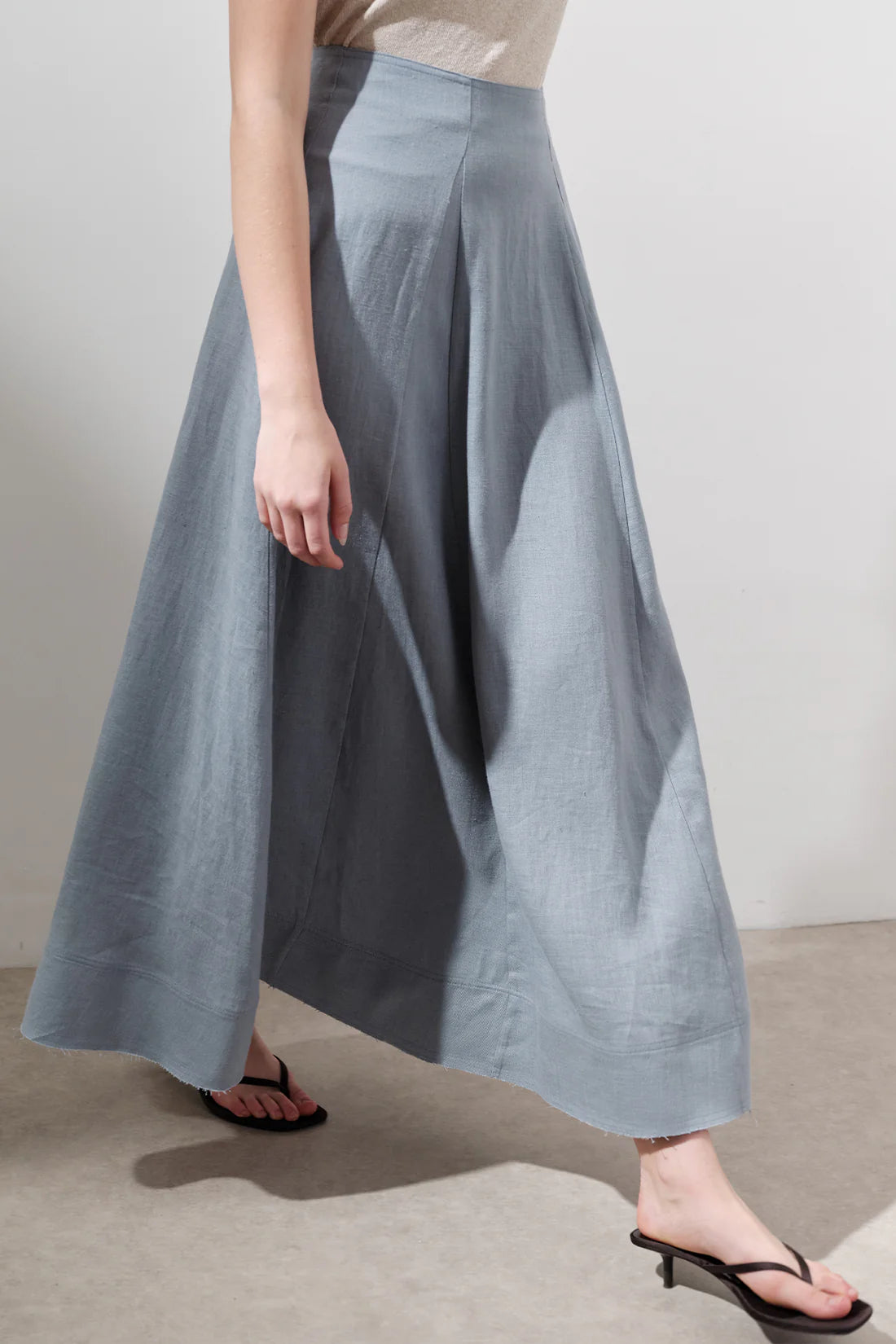 Linen Panel Skirt