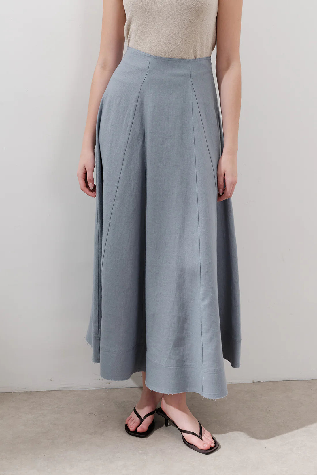 Linen Panel Skirt
