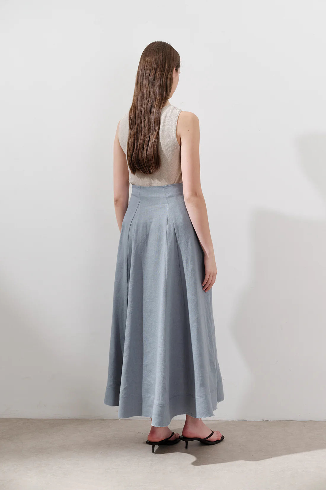 Linen Panel Skirt