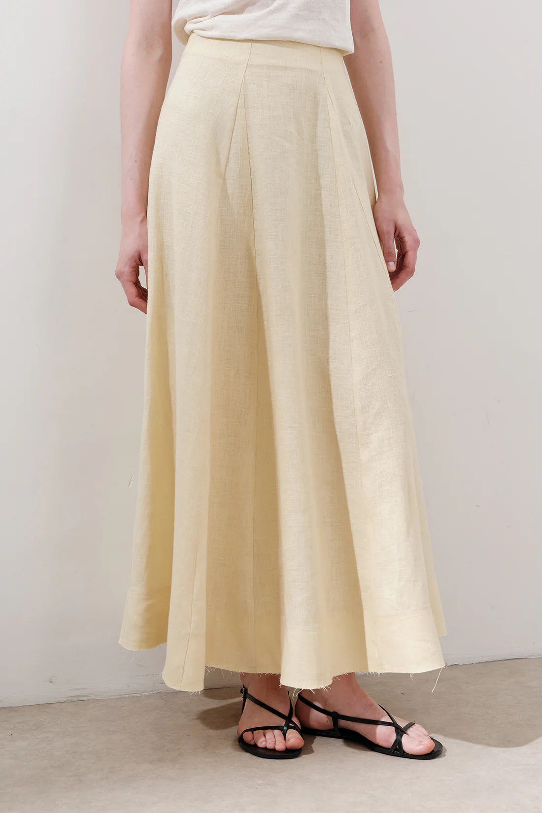 Linen Panel Skirt