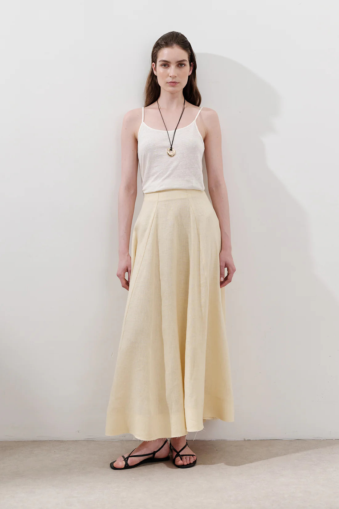 Linen Panel Skirt