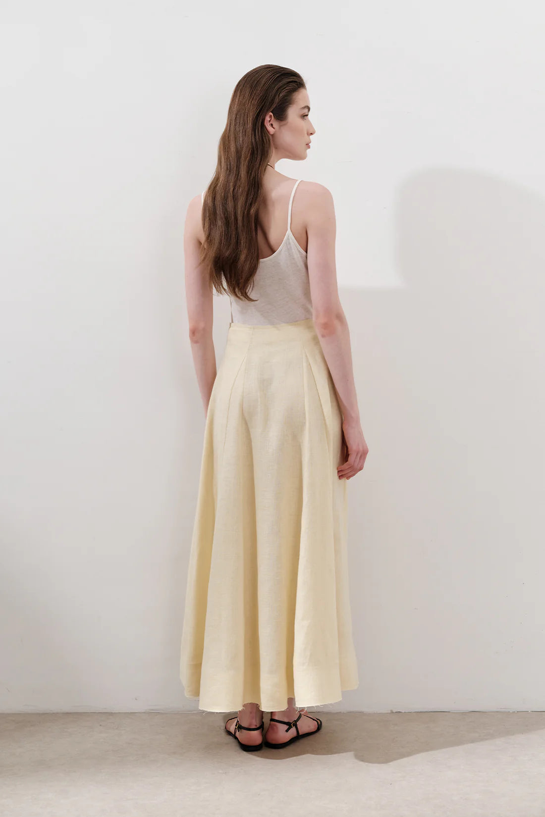 Linen Panel Skirt