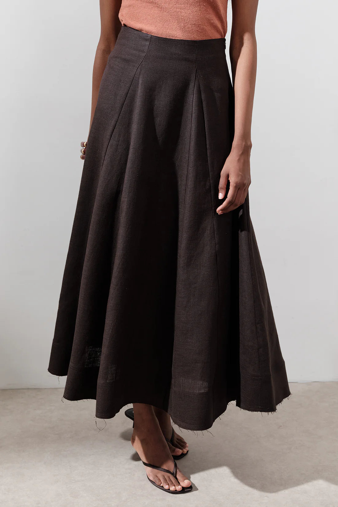 Linen Panel Skirt