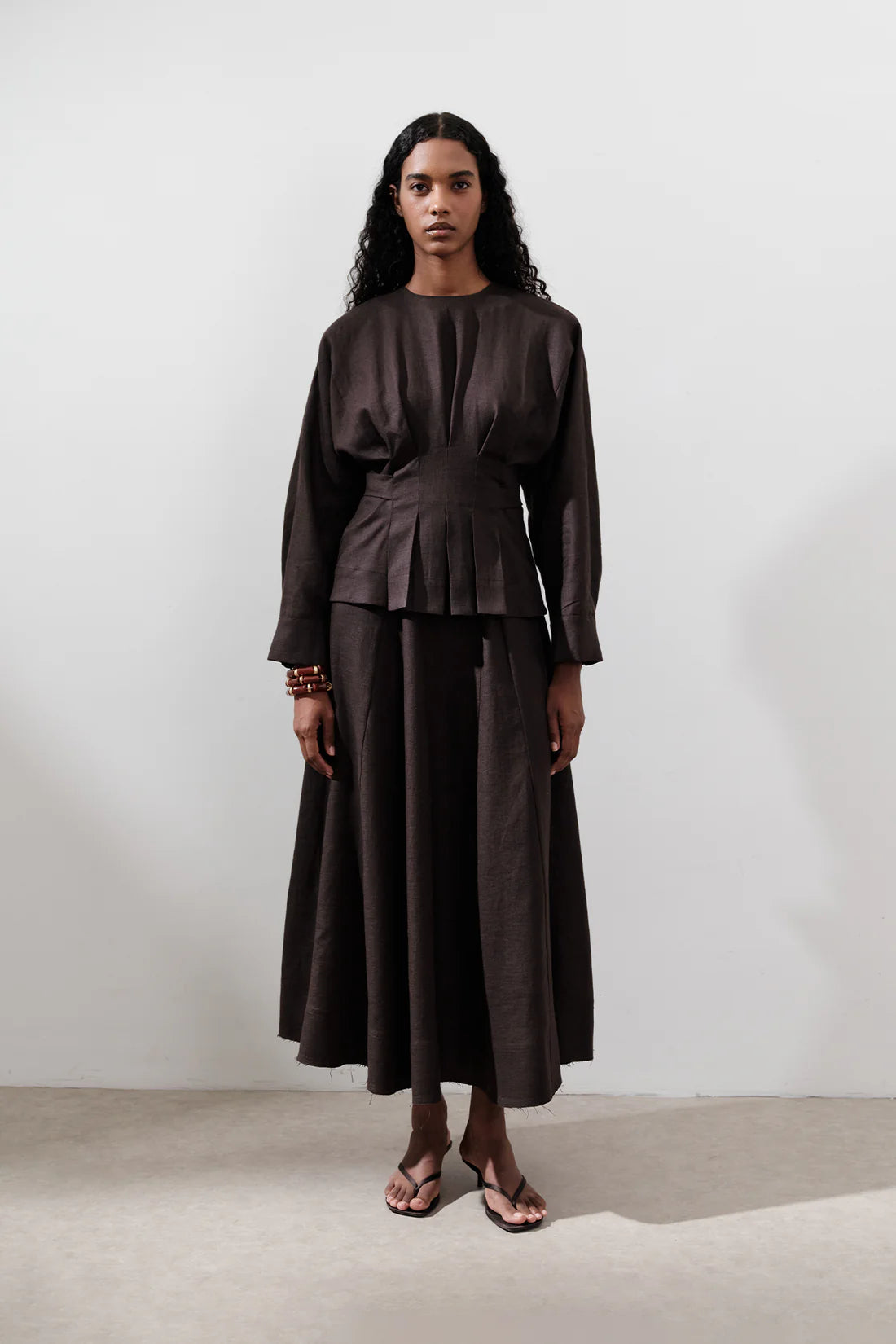 Linen Panel Skirt