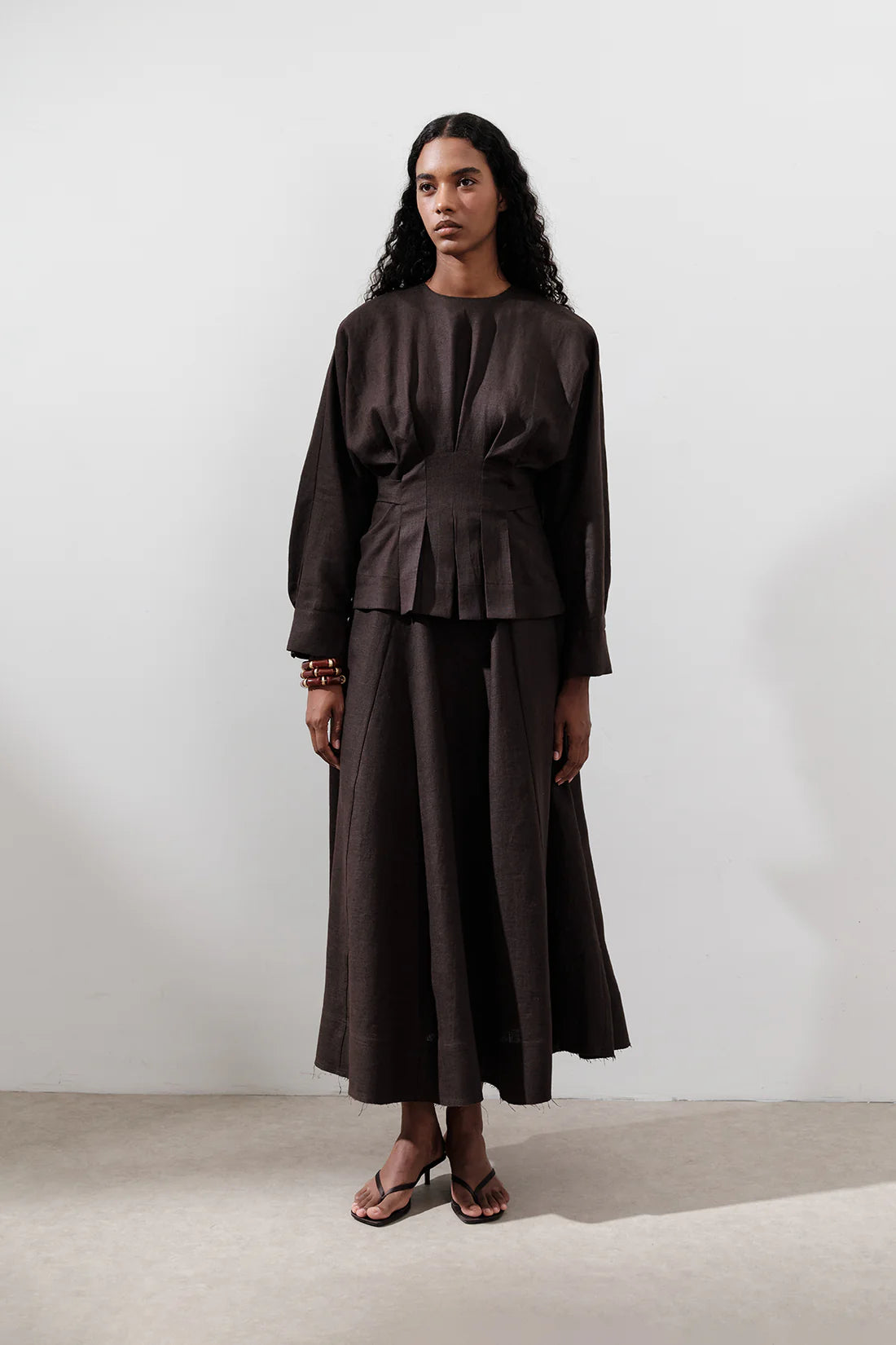 Linen Panel Skirt