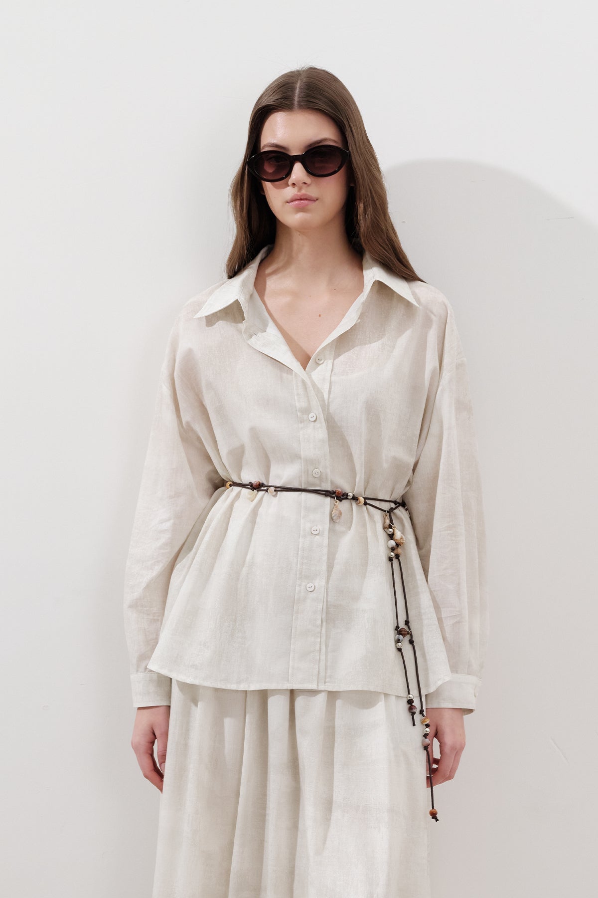 Lightweight Patterned Cotton Shirt
